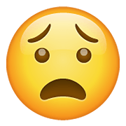 Emoji 😧 Faccina Angosciata su WhatsApp 2.19.352.