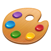 Emoji 🎨 Tavolozza Dei Colori su WhatsApp 2.19.352.