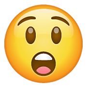 Emoji 😲 Faccina Stupita su WhatsApp 2.19.352.