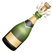 Émoji 🍾 Bouteille De Champagne sur WhatsApp 2.19.352.