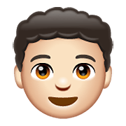 Emoji 👦🏻 Bambino: Carnagione Chiara su WhatsApp 2.19.352.