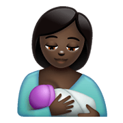 🤱🏿 Emoji Lactancia Materna: Tono De Piel Oscuro en WhatsApp 2.19.352.