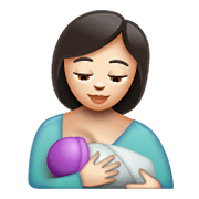 🤱🏻 Emoji Lactancia Materna: Tono De Piel Claro en WhatsApp 2.19.352.