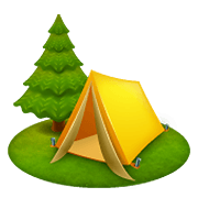 Émoji 🏕️ Camping sur WhatsApp 2.19.352.