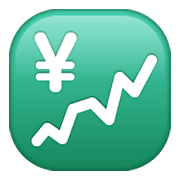 💹 Emoji steigender Trend mit Yen-Zeichen WhatsApp 2.19.352.