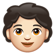 Emoji 🧒🏻 Bimbo: Carnagione Chiara su WhatsApp 2.19.352.