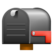 Emoji 📪 Cassetta Postale Chiusa Bandierina Abbassata su WhatsApp 2.19.352.