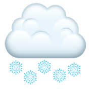 🌨️ Emoji Wolke mit Schnee WhatsApp 2.19.352.