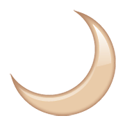 Émoji 🌙 Croissant De Lune sur WhatsApp 2.19.352.