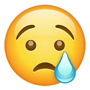 Emoji 😢 Faccina Che Piange su WhatsApp 2.19.352.