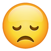 😞 Emoji enttäuschtes Gesicht WhatsApp 2.19.352.