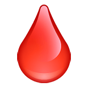 🩸 Emoji Gota De Sangue na WhatsApp 2.19.352.