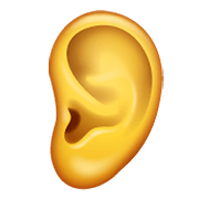 Emoji 👂 Orecchio su WhatsApp 2.19.352.