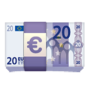 Emoji 💶 Banconota Euro su WhatsApp 2.19.352.