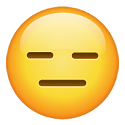 Emoji 😑 Faccina Inespressiva su WhatsApp 2.19.352.