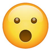 😮 Emoji Cara Con La Boca Abierta en WhatsApp 2.19.352.