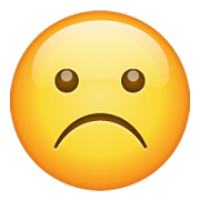 ☹️ Emoji Cara Con El Ceño Fruncido en WhatsApp 2.19.352.