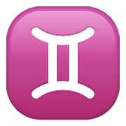 Emoji ♊ Segno Zodiacale Dei Gemelli su WhatsApp 2.19.352.