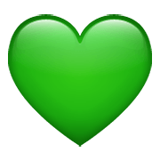 💚 Emoji Corazón Verde en WhatsApp 2.19.352.