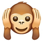 🙉 Emoji Mono Con Los Oídos Tapados en WhatsApp 2.19.352.
