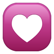 Emoji 💟 Decorazione Con Cuore su WhatsApp 2.19.352.