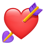 💘 Emoji Corazón Con Flecha en WhatsApp 2.19.352.