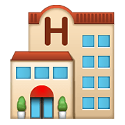 Emoji 🏨 Hotel su WhatsApp 2.19.352.