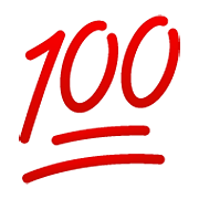 Emoji 💯 100 Punti su WhatsApp 2.19.352.