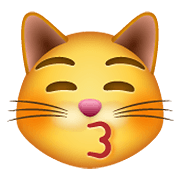 Emoji 😽 Gatto Che Manda Baci su WhatsApp 2.19.352.