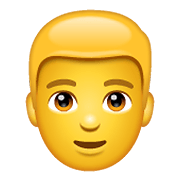 Emoji 👱‍♂️ Uomo Biondo su WhatsApp 2.19.352.