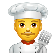 Émoji 👨‍🍳 Cuisinier sur WhatsApp 2.19.352.