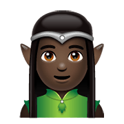 🧝🏿‍♂️ Emoji Elfo Homem: Pele Escura na WhatsApp 2.19.352.