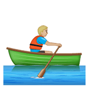 🚣🏼‍♂️ Emoji Hombre Remando En Un Bote: Tono De Piel Claro Medio en WhatsApp 2.19.352.