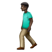 🚶🏿‍♂️ Emoji Hombre Caminando: Tono De Piel Oscuro en WhatsApp 2.19.352.