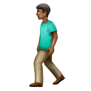 🚶🏾‍♂️ Emoji Hombre Caminando: Tono De Piel Oscuro Medio en WhatsApp 2.19.352.