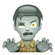 Emoji 🧟‍♂️ Zombie Uomo su WhatsApp 2.19.352.