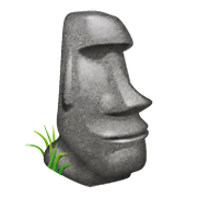 Emoji 🗿 Moai su WhatsApp 2.19.352.