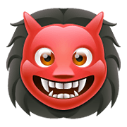 👹 Emoji Demonio Japonés Oni en WhatsApp 2.19.352.