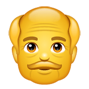 Emoji 👴 Uomo Anziano su WhatsApp 2.19.352.