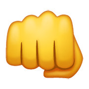 Emoji 👊 Pugno Chiuso su WhatsApp 2.19.352.