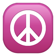 ☮️ Emoji Símbolo Da Paz na WhatsApp 2.19.352.