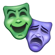 🎭 Emoji Máscaras De Teatro en WhatsApp 2.19.352.