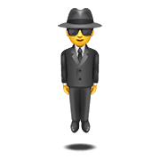 Emoji 🕴️ Uomo Con Completo Che Levita su WhatsApp 2.19.352.