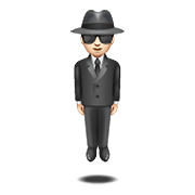 Emoji 🕴🏻 Uomo Con Completo Che Levita: Carnagione Chiara su WhatsApp 2.19.352.