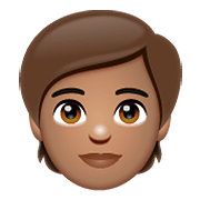 🧑🏽 Emoji Persona Adulta: Tono De Piel Medio en WhatsApp 2.19.352.