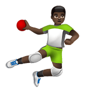 Émoji 🤾🏿 Personne Jouant Au Handball : Peau Foncée sur WhatsApp 2.19.352.