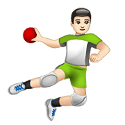 🤾🏻 Emoji Handballspieler(in): helle Hautfarbe WhatsApp 2.19.352.