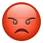 Emoji 😡 Broncio su WhatsApp 2.19.352.