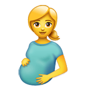 🤰 Emoji Mujer Embarazada en WhatsApp 2.19.352.