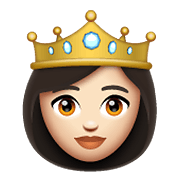 Emoji 👸🏻 Principessa: Carnagione Chiara su WhatsApp 2.19.352.